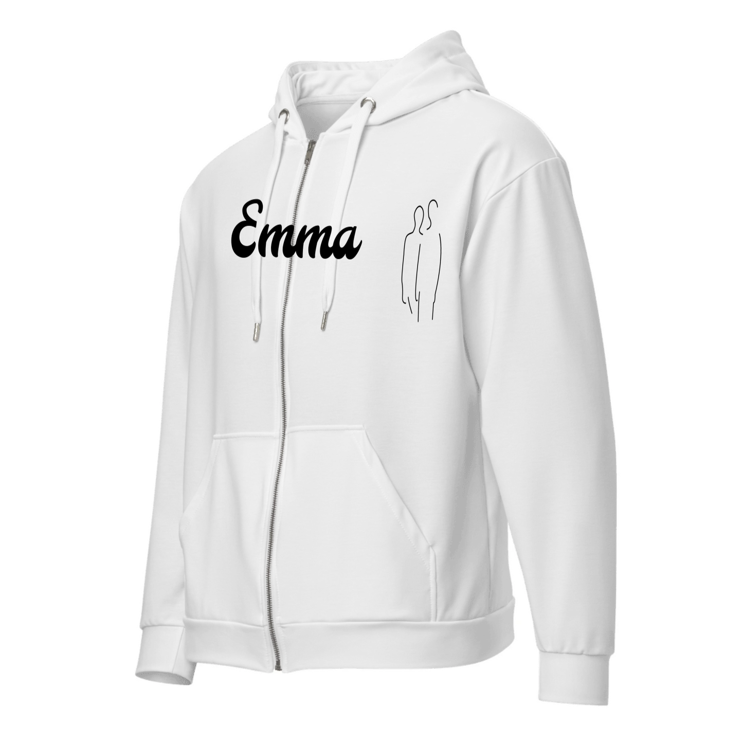 unisex Zip-Hoodie recycled