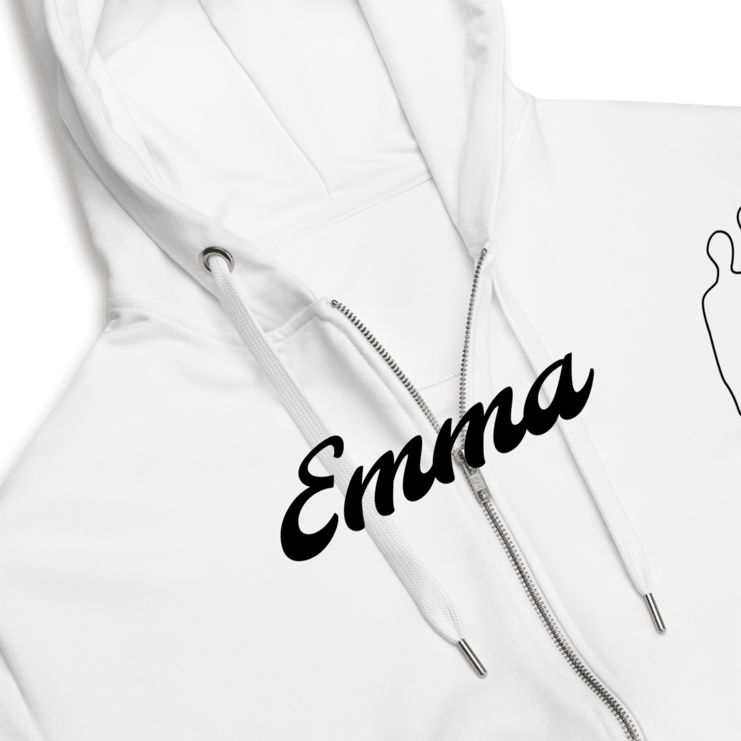 unisex Zip-Hoodie recycled