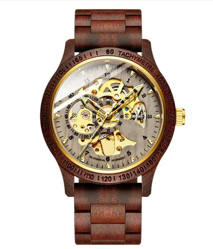 Sandalholz Automatik-Hohluhr