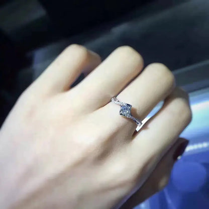 Gold Diamant Ring Angel Kiss