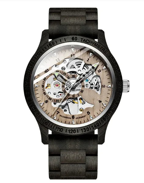 Sandalholz Automatik-Hohluhr