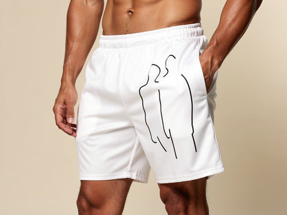 All-Over Print Unisex Athletic Long Shorts
