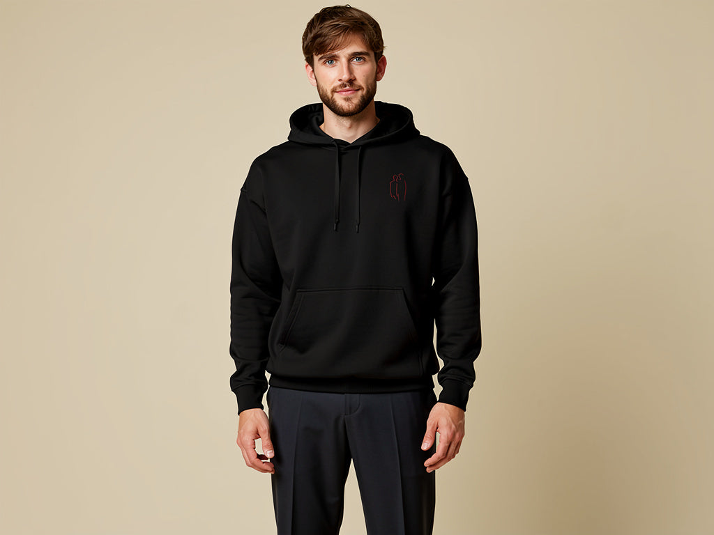 organic relaxed hoodie