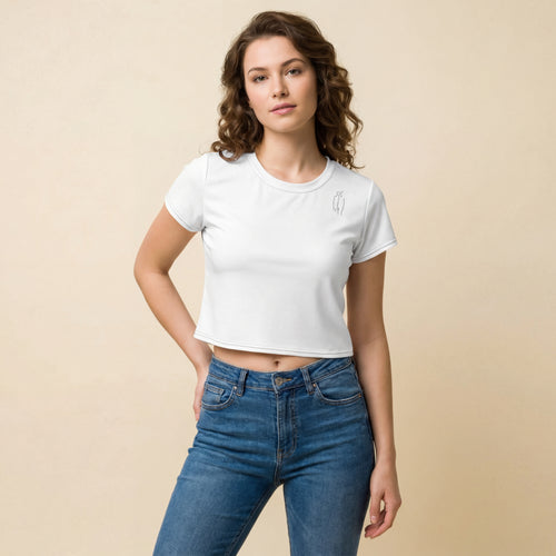 All-Over Print Crop Tee